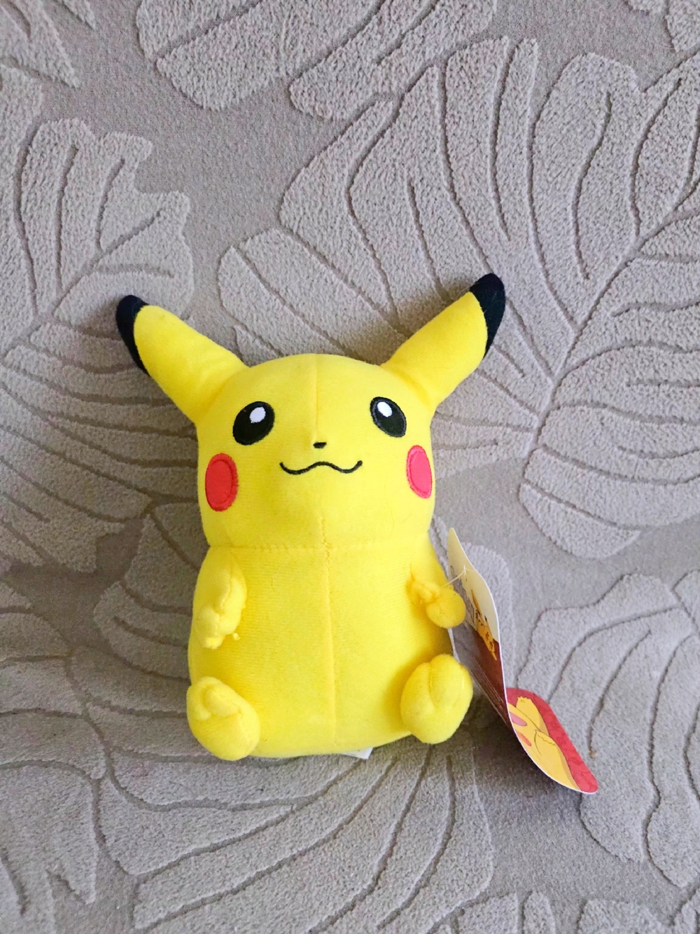 Pokemon Pikachu Plush — Yellow with Black Ear Tips and Red Cheeks
